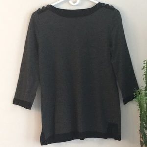 Cable & Gauge button detail sweater